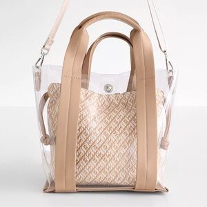 Urban Expressions Clear Structured Purse